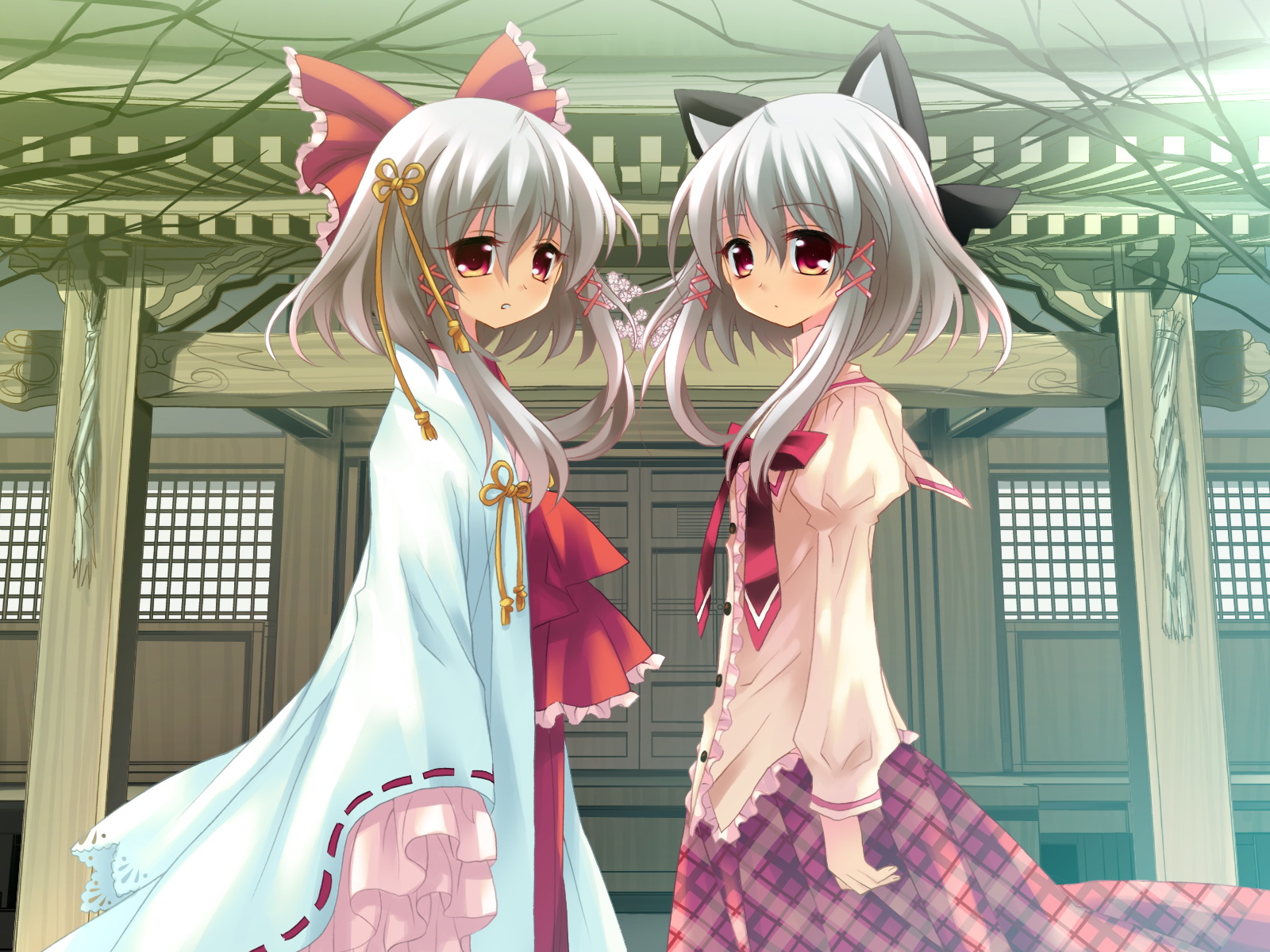 Anime Wolf Twins