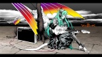 Konachan.com - 78255 dragon guitar hatsune_miku vocaloid