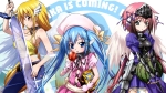 Konachan.com - 98294 astraea blonde_hair blue_hair cosplay ikaros nymph sora_no_otoshimono twintails